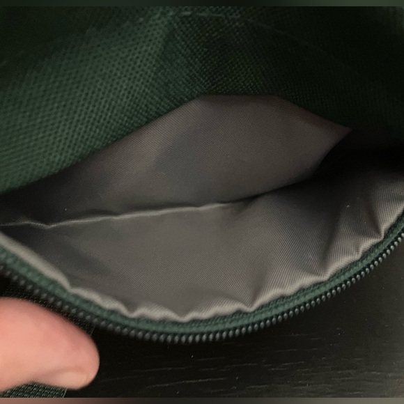 The North Face Leather Canvas Brown Label Lumbar Belt Bag Fanny Pack Crossbody - Picture 4 of 7